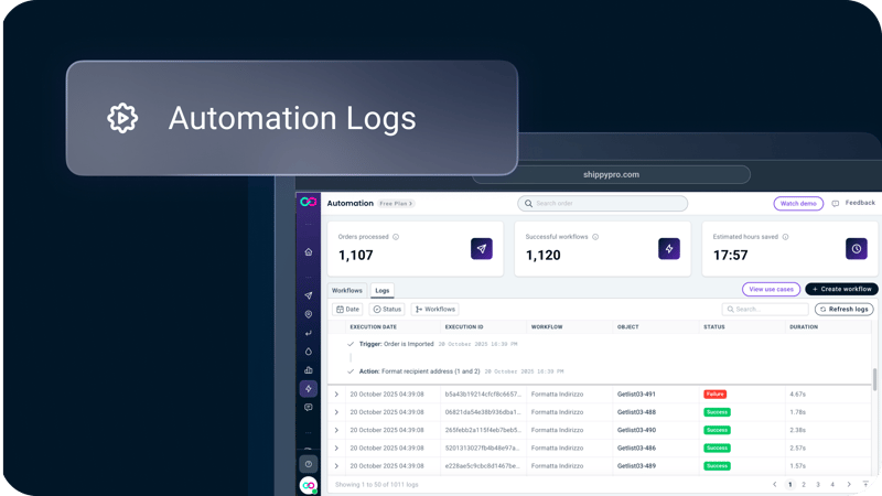 Automation logs