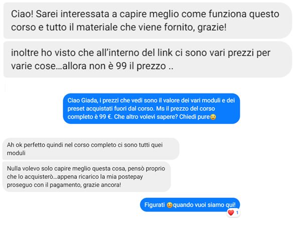 Clientela fidelizzata con lassistenza