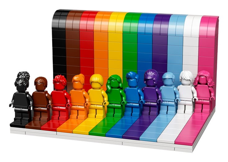 lego pride month - marketing calendar - June