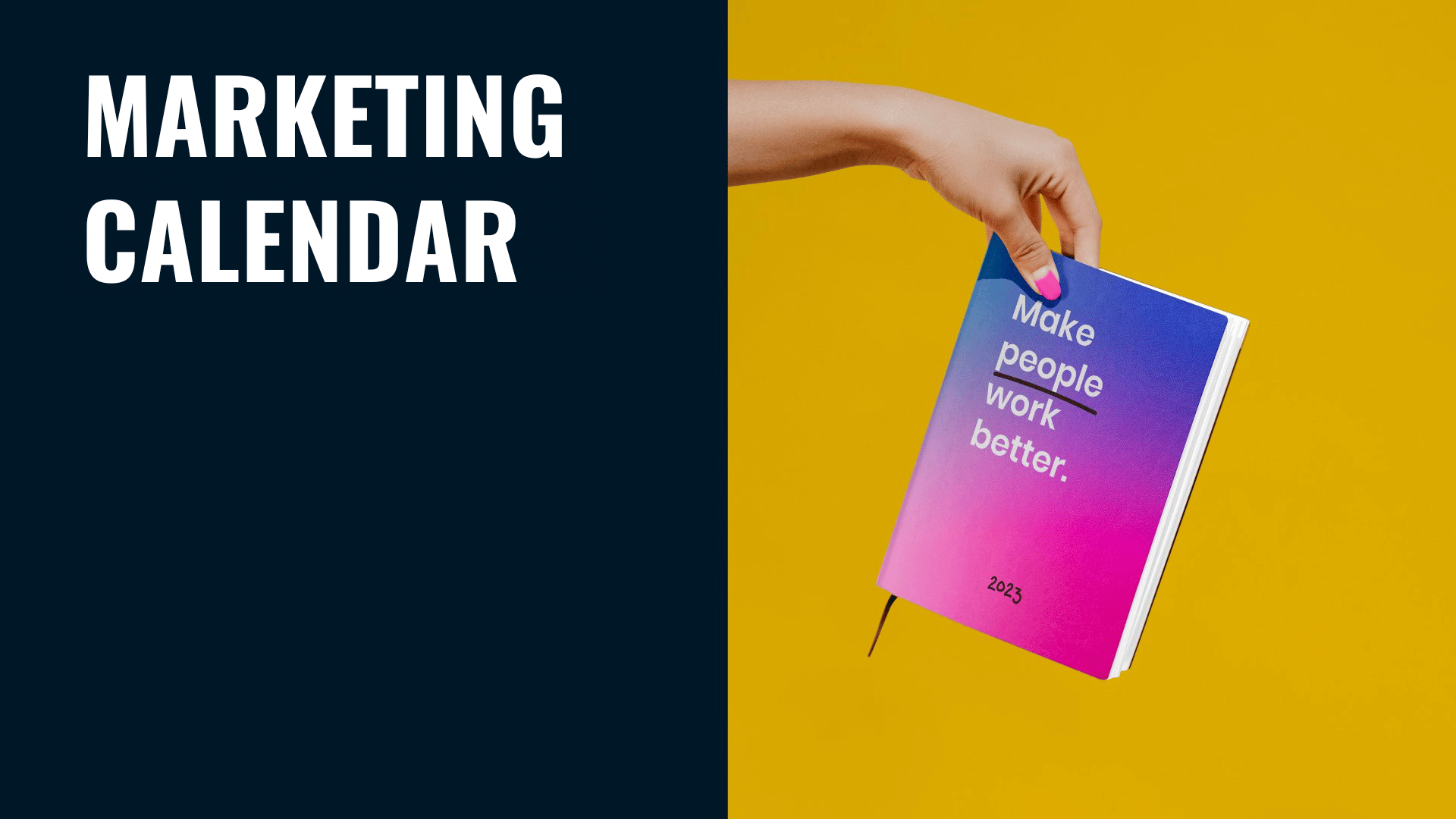 marketing calendar