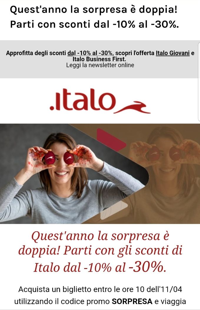 Esempi di fidelizzazione del cliente Italo
