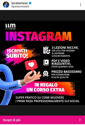 Luca La Mesa Instagram