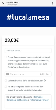 Luca La Mesa checkout