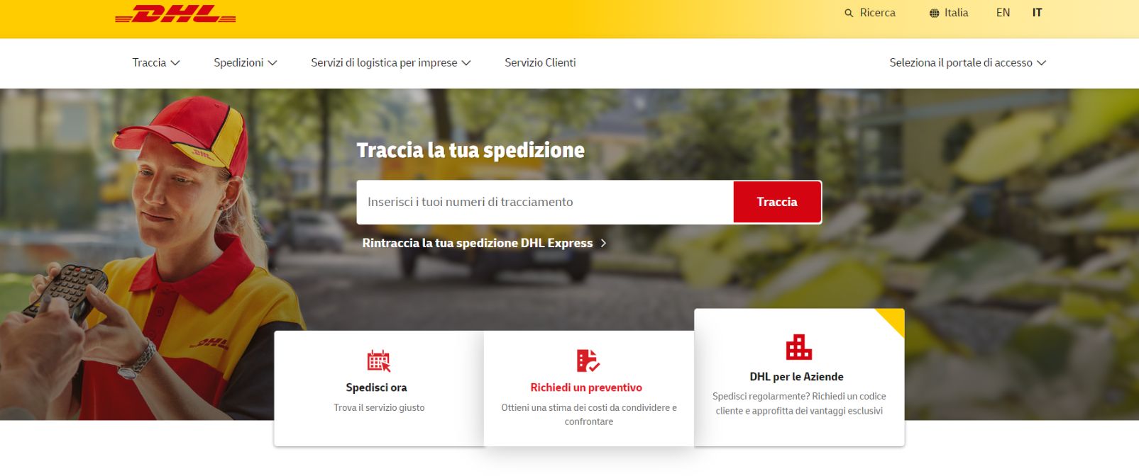 Migliori corrieri italiani DHL