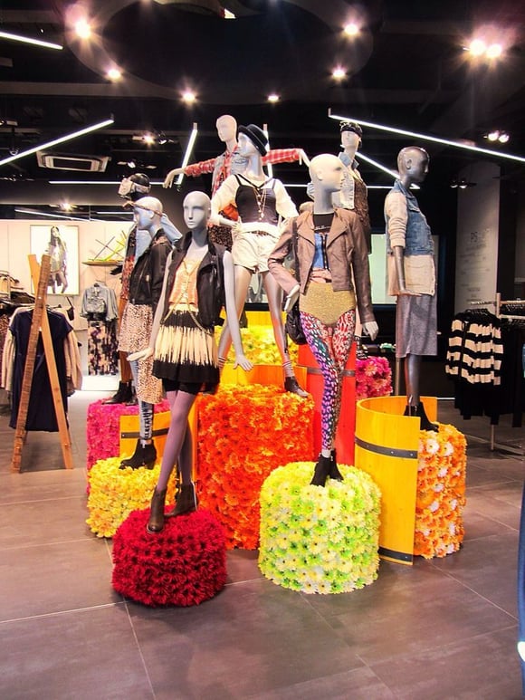 Visual merchandising punto focale