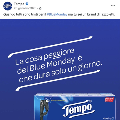blue monday marketing - tempo