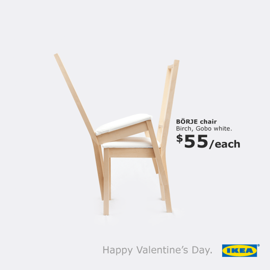 ikea marketing san valentino