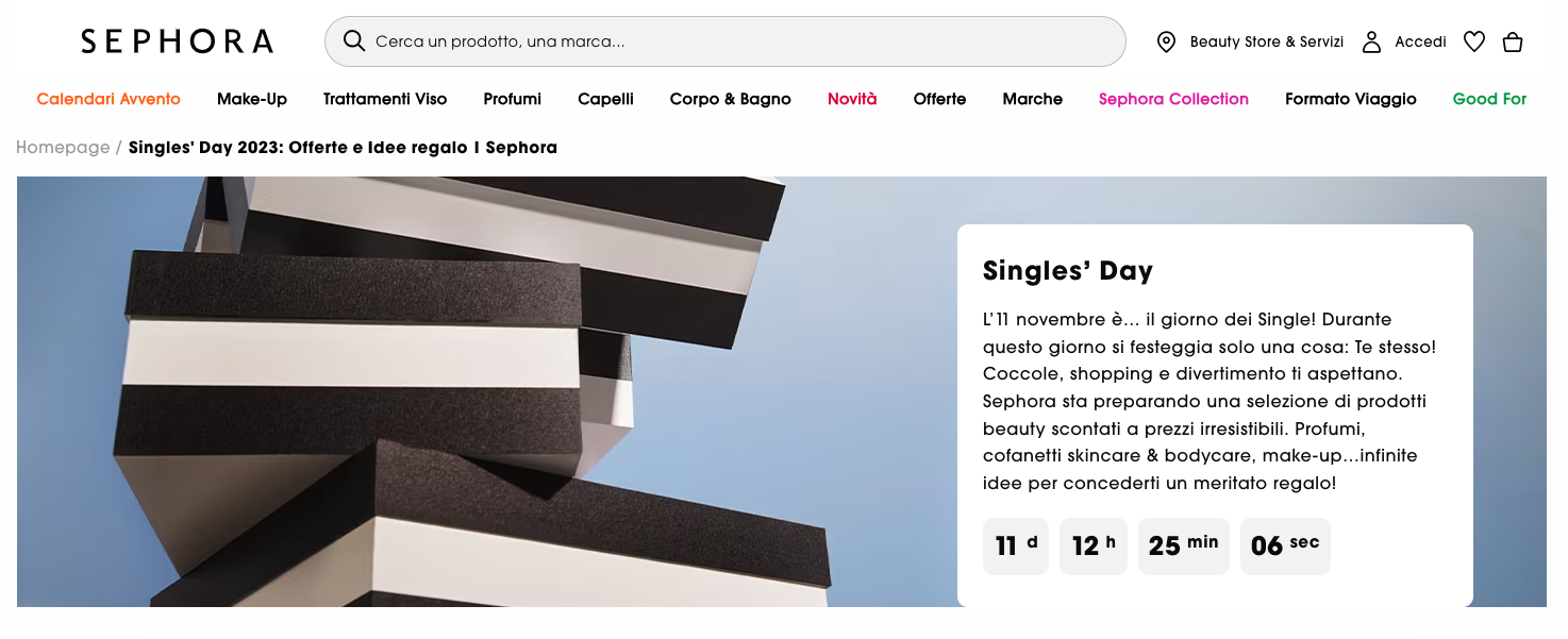 singles day sephora
