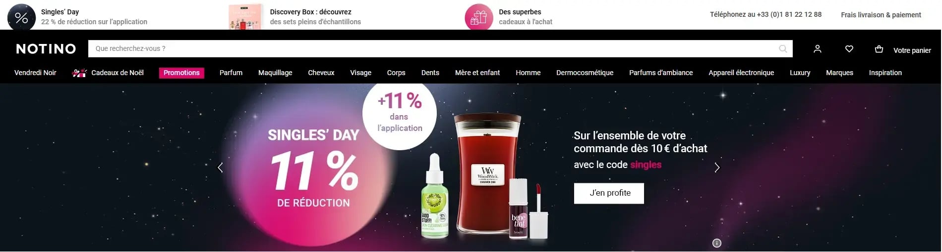 Single's day - Notino France