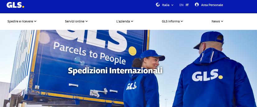 spedire estero corriere