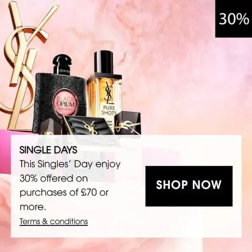 Single's day UK - Yves Saint Laurent