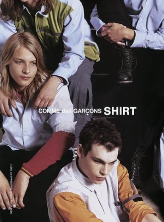 fashion advertising campaign example - Comme Des Garcons by Collier Schorr and Keizo Kitajima
