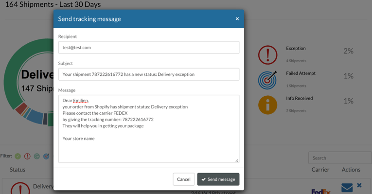 package tracking software