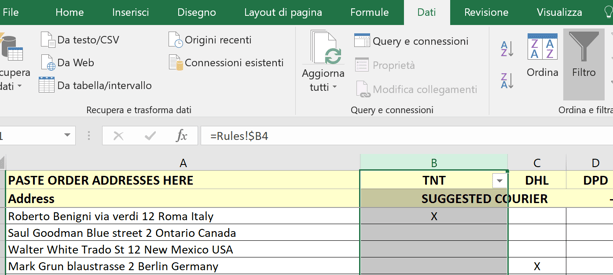 street address sorter