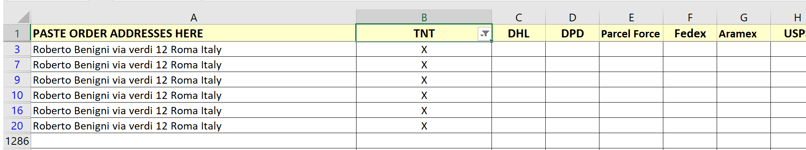 street address sorter