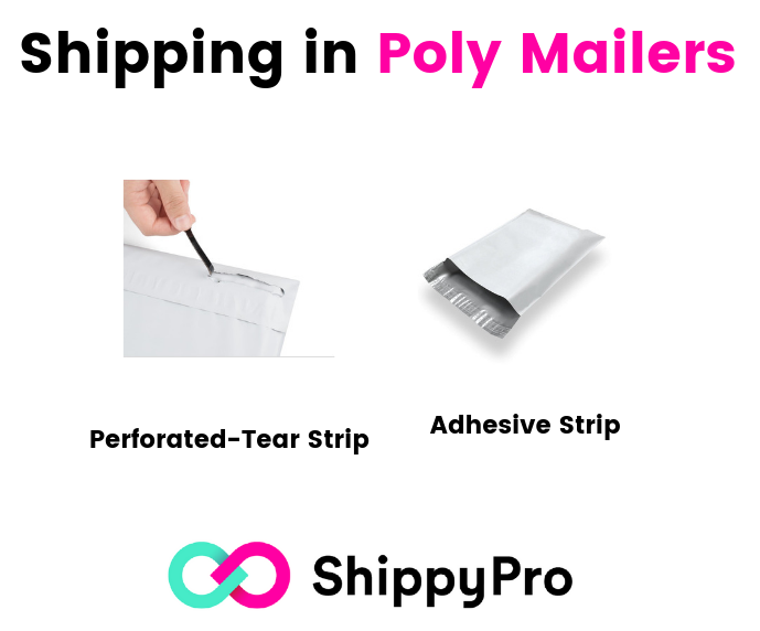 imballaggio eco-sostenibile: poly mailers