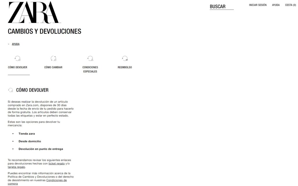 devolucion compras online