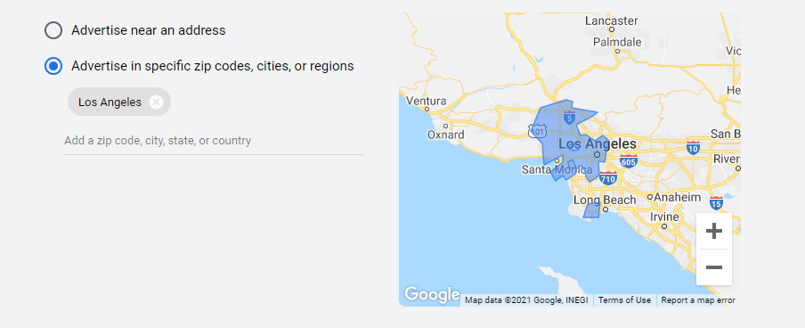 Región metropolitana de Los Ángeles