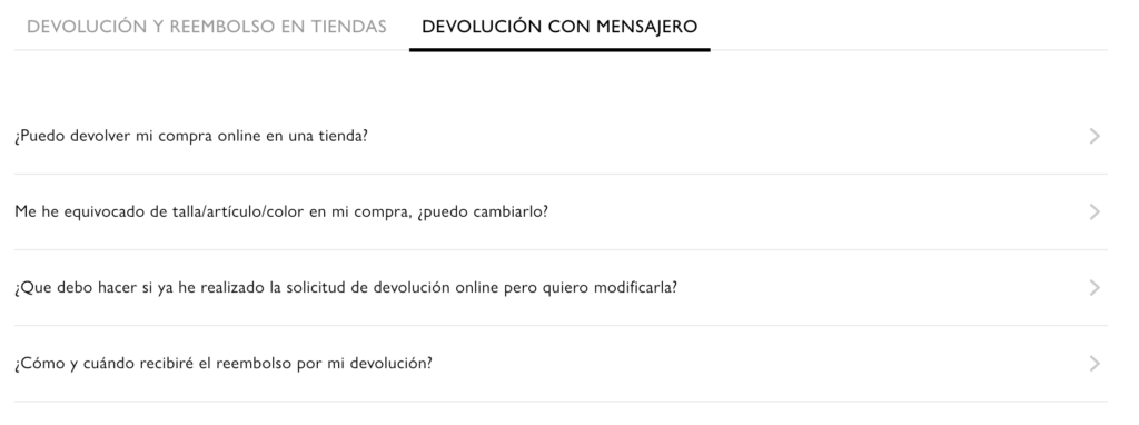 Portal de devoluciones