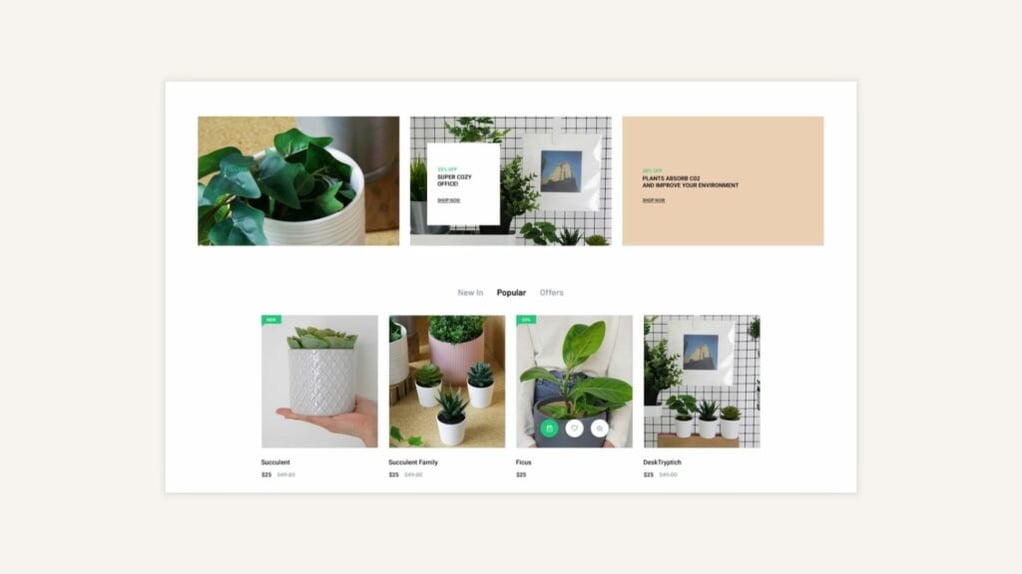 Plants e–commerce