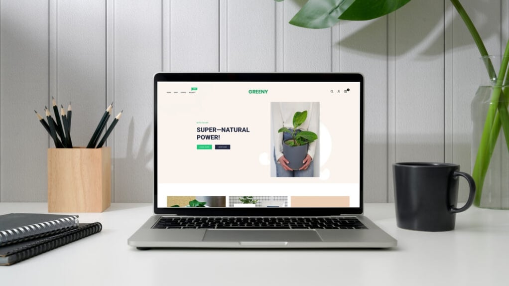 Create your e–commerce to sell plants online