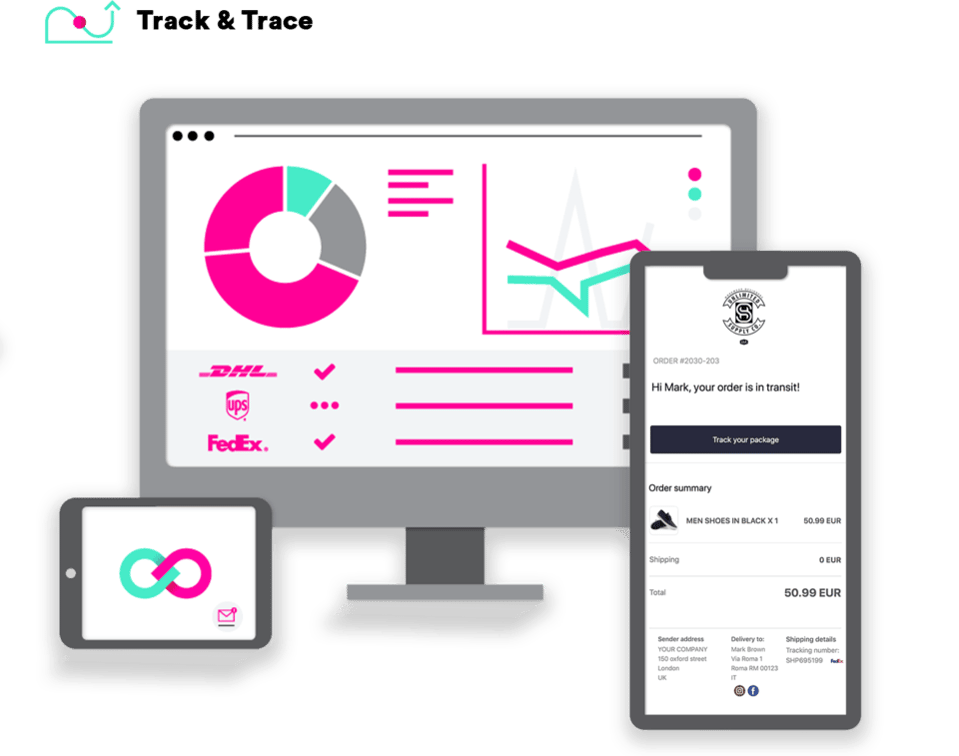 TRack and trace Dashboard ShippyPro