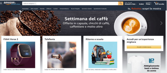 10 besten Marketplaces in Italien: Amazon