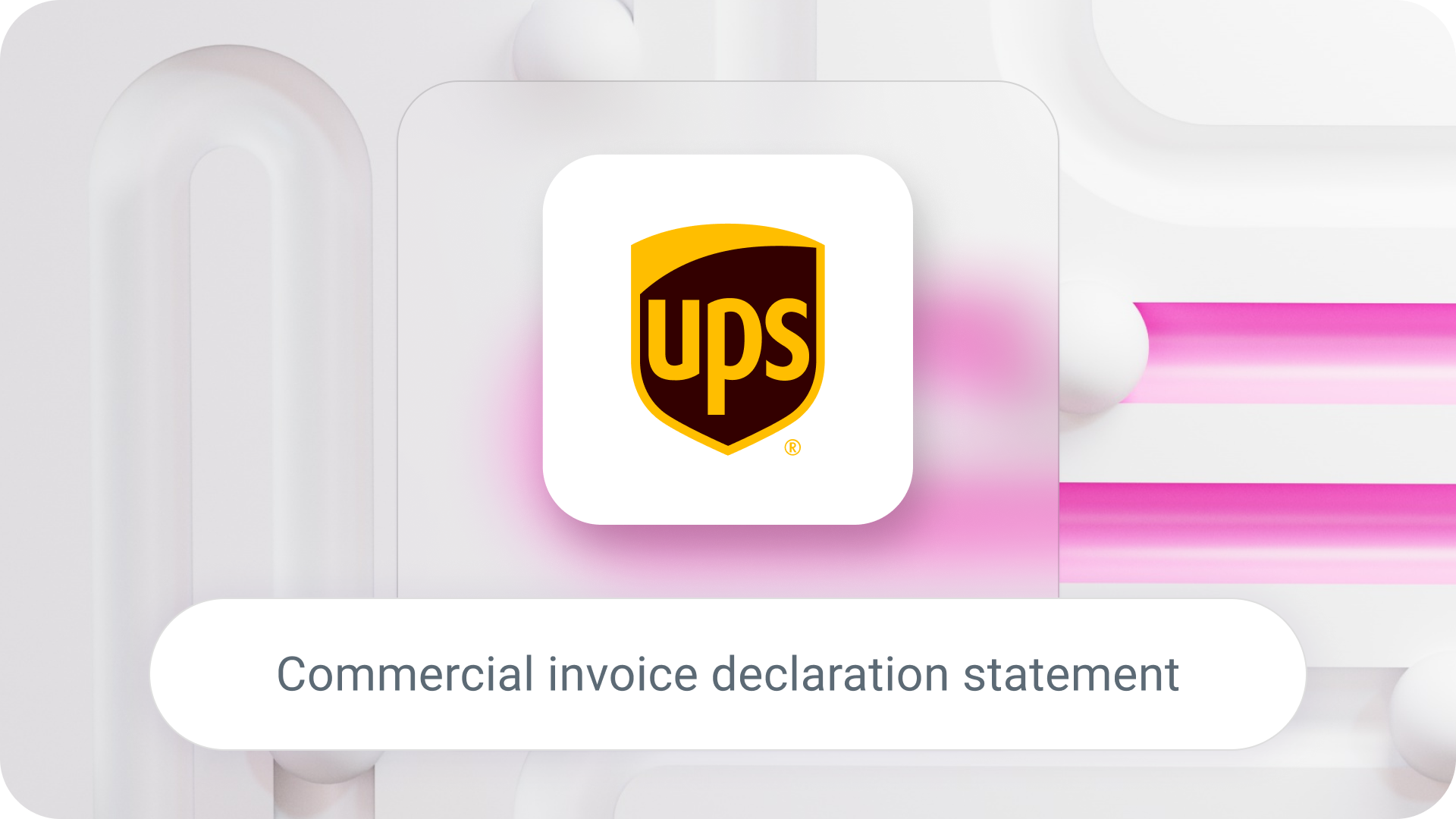 UPS - Invoice Declaration