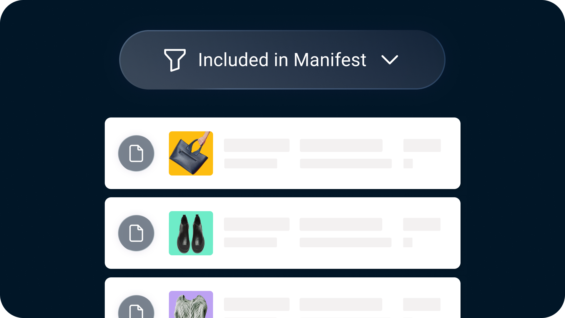 Manifest filter