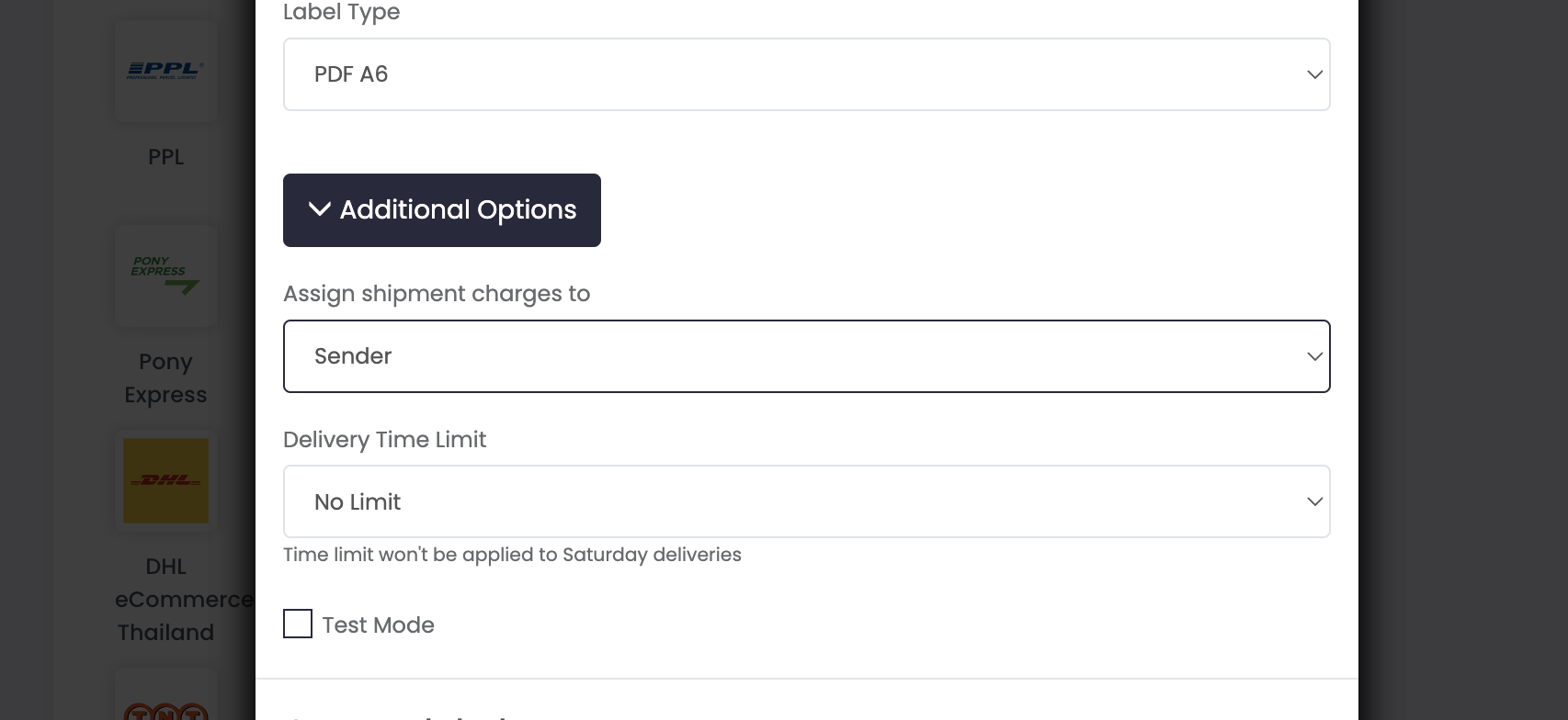 Speedex assign payment