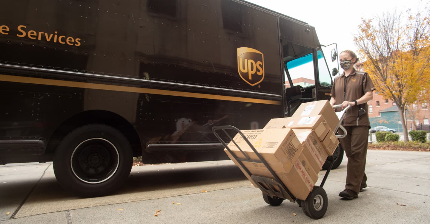 A UPS delivery