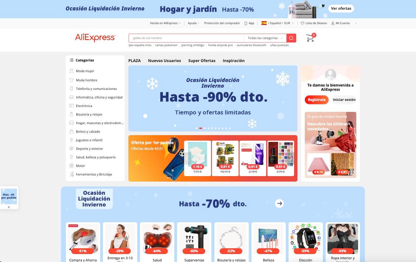 markeplace españa aliexpress